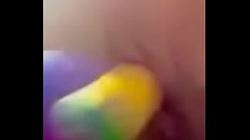 Alysha has a new dildo