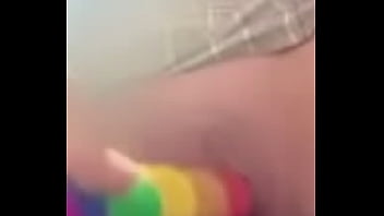 Alysha has a new dildo