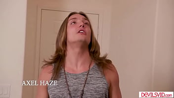 My friend's redhead stepmom sophia locke comes down naked and saw me getting hard milf lets me fuck her pussy while i grab and squeeze her big tits