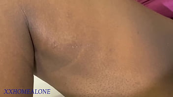 Amateaur homemade threesome mmf fuck horny black girlfriend