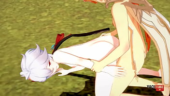 Genshin Impact Yaoi Compilatio Aether Tartaglia Razor Bennett And Kazuha thumbnail