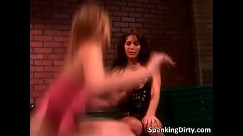 Sexy Blonde Bitch Gets Spanked Hard thumbnail