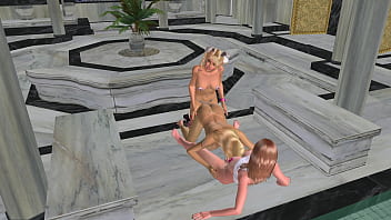 3d Shemale Threesome – Hardcore Animated Sex With Two Gorgeous Girls thumbnail