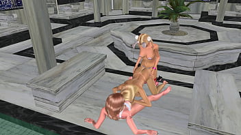3d Shemale Threesome – Hardcore Animated Sex With Two Gorgeous Girls thumbnail