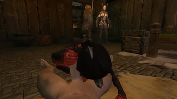 Skyrim blowjob and handjob from sexy demon
