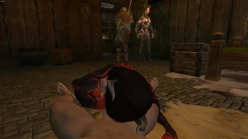 Skyrim blowjob and handjob from sexy demon