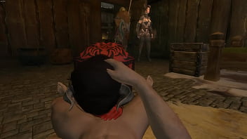 Skyrim blowjob and handjob from sexy demon
