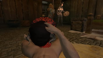 Skyrim blowjob and handjob from sexy demon