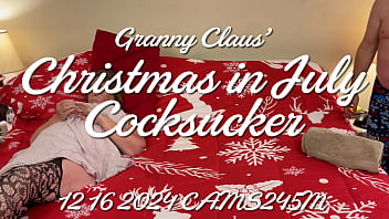 Gilf claus’ summertime blowjob