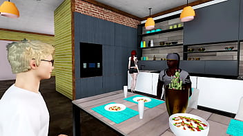 Namorada chifra seu namorado fode com seu amigo negão