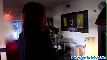 Busty realtor pussylicked before fucking