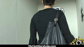 Incredible ebony teen blowjob gloryhole audition 12
