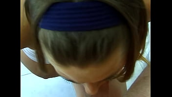 Big tit brunette harley sucks big cock