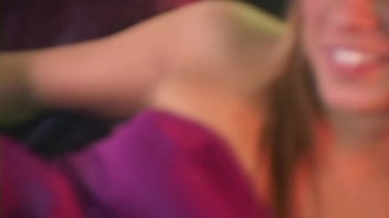 Sweet purple slender babe deepthroats and takes a blinding facial