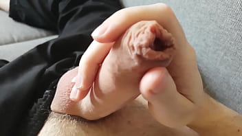 Jacking My Uncut Cock Close Up For You To See thumbnail
