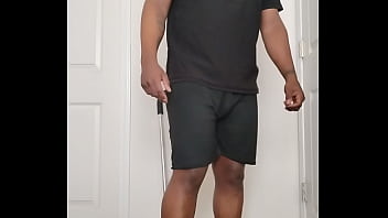 Good morning getting undressed to spread buttocks open