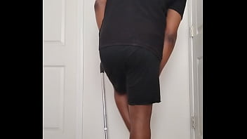 Good morning getting undressed to spread buttocks open