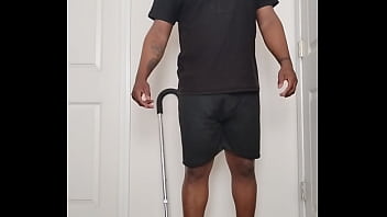 Good morning getting undressed to spread buttocks open