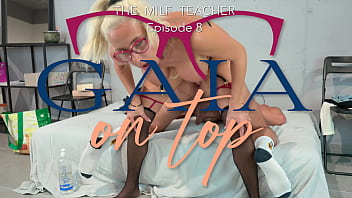 383 milf teacher pegging urethral sounding dildo