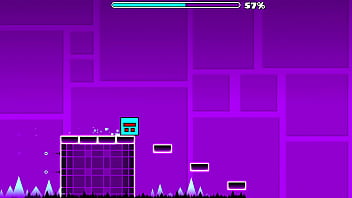 I complete the first geometry dash level with all coins