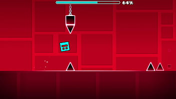 I complete the first geometry dash level with all coins