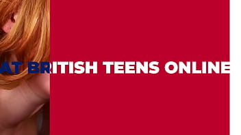 British teen gets naughty in the bath