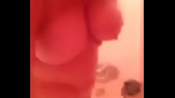 Mature latina in the shower