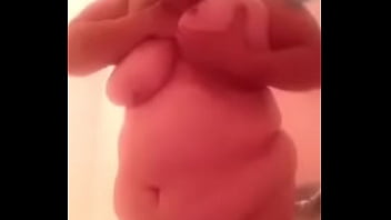 Mature latina in the shower