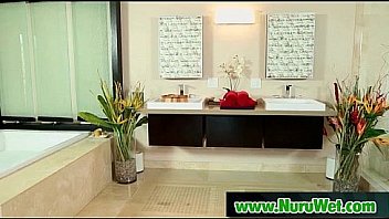 Japanese masseuse gives a full service massage 14