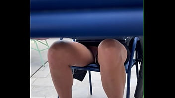 Risky public flashing and sex with 18yo teen model pov sex