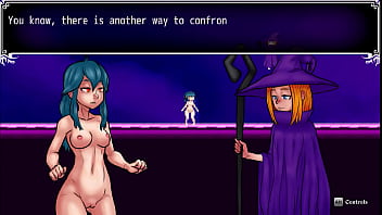 Nayla's castle sexy witch trains futa girl