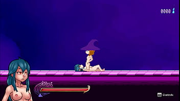 Nayla's castle sexy witch trains futa girl