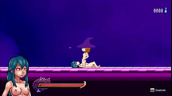 Nayla's castle sexy witch trains futa girl