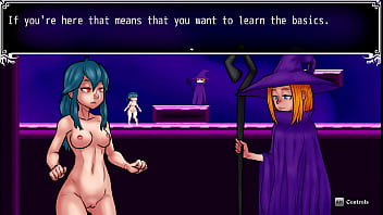 Nayla's castle sexy witch trains futa girl