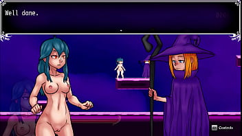 Nayla's castle sexy witch trains futa girl
