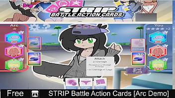 Strip Battle Action Cards Free Game Itchio Card Game 2d Adult Anime Cute Eroge Erotic Hentai Nsfw Voice Acting thumbnail