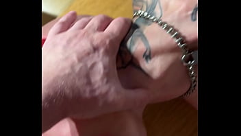 I can’t move an inch but my fingers are busy rubbing my dripping pussy raw my eyes beg for a cock to shove down my throat