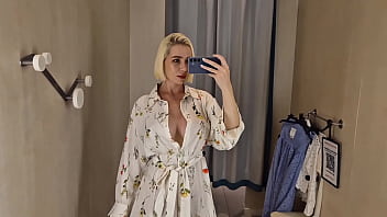 Spying On A Blonde With A Big Ass No Panty In A Public thumbnail