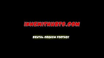 Blonde swallows a double load