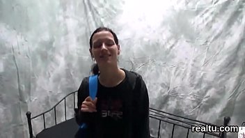 Stunning czech chick is teased in the mall and banged in pov