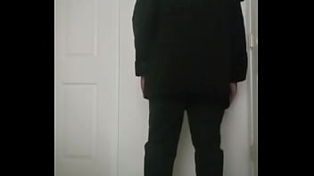 Stretching arms for exercise as if it's masturbating2