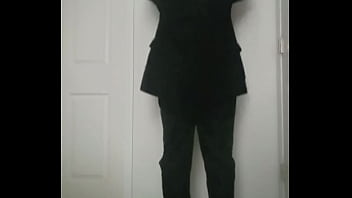 Stretching arms for exercise as if it's masturbating2