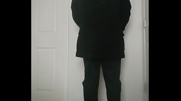 Stretching arms for exercise as if it's masturbating2