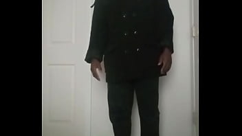 Stretching arms for exercise as if it's masturbating2