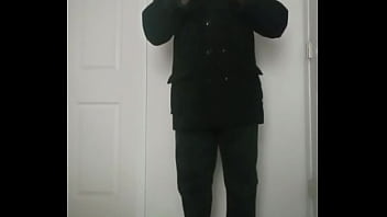 Stretching arms for exercise as if it's masturbating2