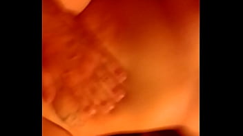 Slut fucked on her p