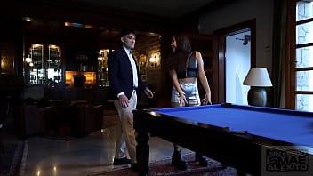 The boss's wife is happy with my big colombian cock