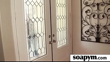 Soapy big tits lead to erotic massage 5