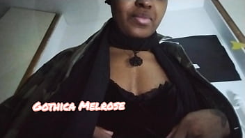 Hot goth gothica melrose teases