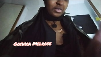 Hot goth gothica melrose teases